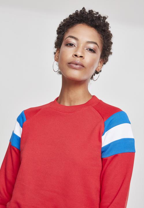 Actual product image Urban Classics Ladies Sleeve Stripe Crew (XL)