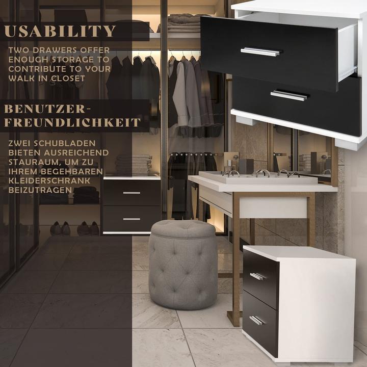 Actual product image Miadomodo Nachttisch 2er-Set (40 x 40 x 35 cm)