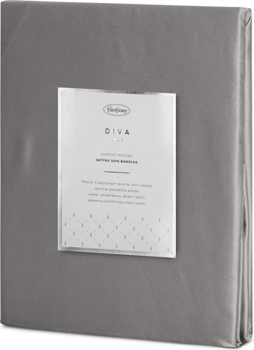 Actual product image Eurofirany DIVA LINE DINA High quality cotton satin single color bedding set, 160X200 cm, 2 pcs. 70 X 80 cm, co (Duvet cover, 160 x 200 cm)