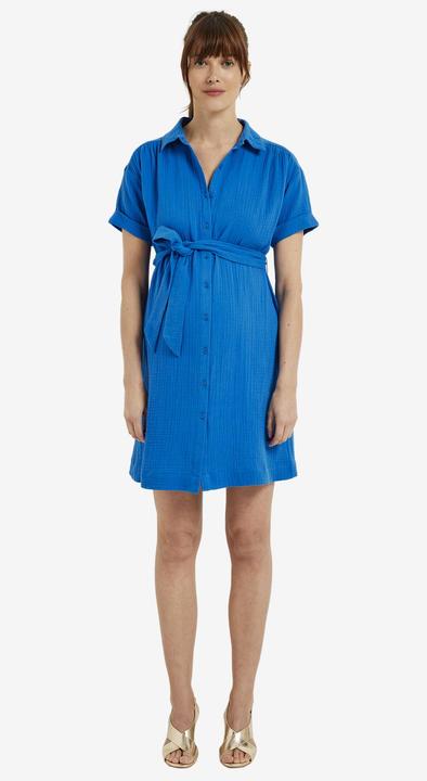 Actual product image Vertbaudet Kurzes Blusenkleid aus Musselin für Schwangerschaft & Stillzeit (42)