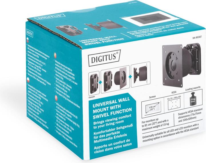 Produktbild Digitus Wandhalterung (Wand, 27")