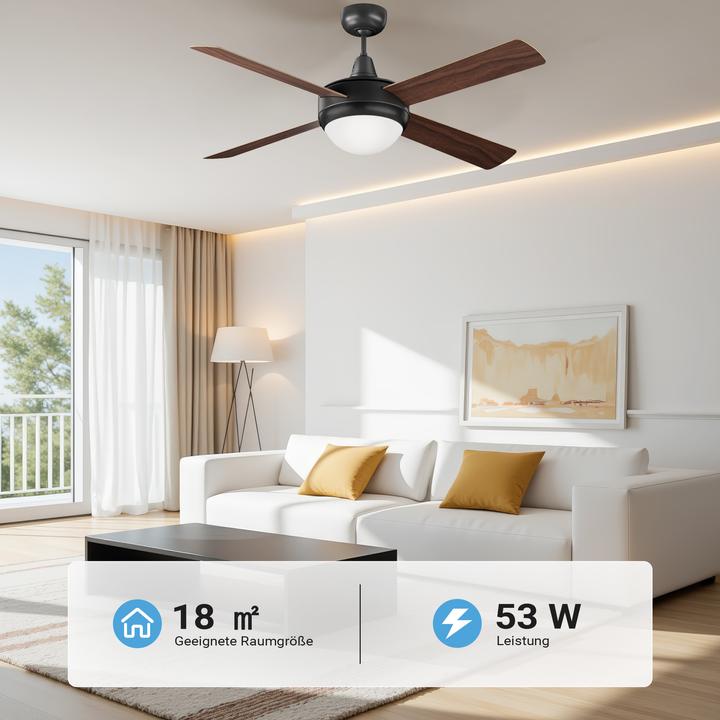 Produktbild Wiltec Deckenventilator (55 dB)