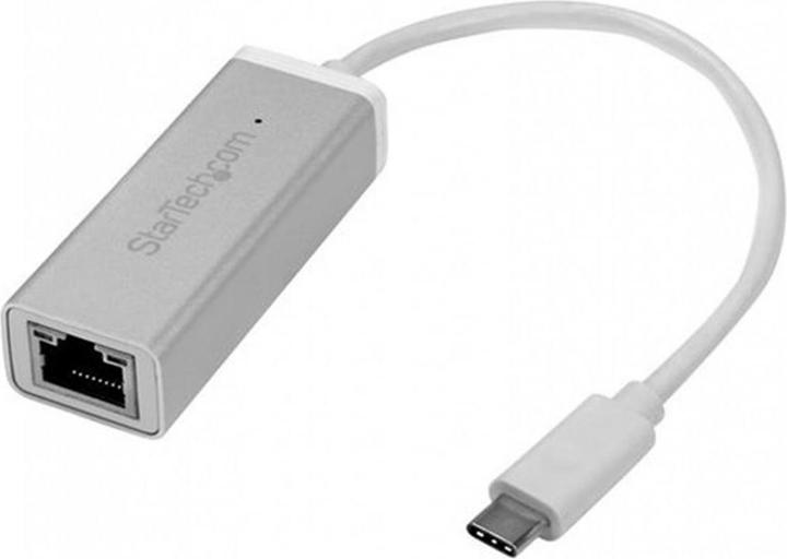 StarTech USB-C To Gbe Adapter - Silver (USB-C, RJ45 (1x))