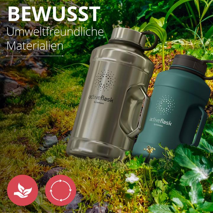 Actual product image BeMaxx Active Flask Drinking Bottle, Single-Wall, 2200ml (2.20 l)
