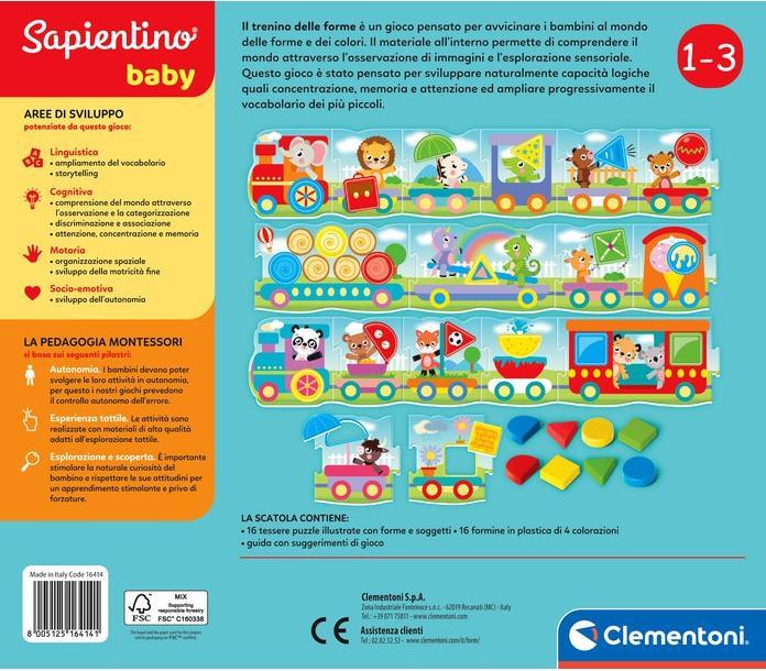 Immagine prodotto Clementoni Montessori Baby Il Trenino delle Forme