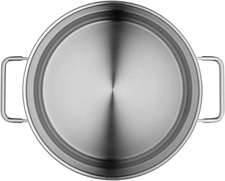 Produktbild WMF Spaghettitopf Pastatopf Nudeltopf Induktion Sieb 7,0l Edelstahl poliert (24.24 cm, Kochtopf, Edelstahl)