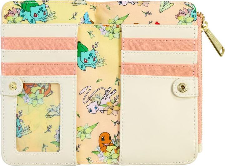 Actual product image Loungefly Pokemon by Wallet Mew & Kanto Starters