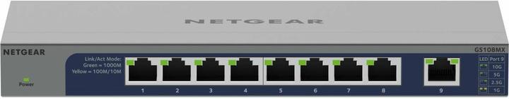 Actual product image Netgear GS108MX (9 Ports)