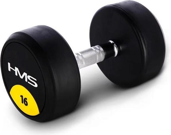Produktbild HMS Gummierte Kurzhantel 16kg HG PRO 16 (1 x 16 kg)