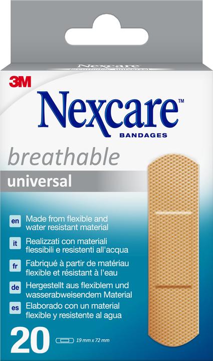 Actual product image Nexcare Breathable universal pansements (20 x)