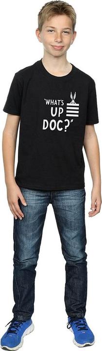 Actual product image Looney Tunes Boys What's Up Doc Bugs Bunny Striped Cotton T-Shirt (116)