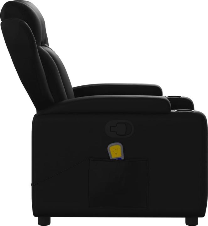 Produktbild VidaXL Massagesessel Schwarz Kunstleder,Farbe: Schwarz,Material
