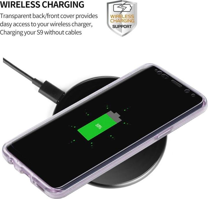 Actual product image Screenguard 360° Screen & Body Protector Samsung Galaxy S9 Cover with Foil (Samsung Galaxy S9+)