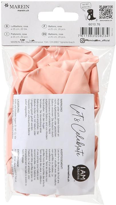 Image du produit I Am Creative Ballons de baudruche (20 x)