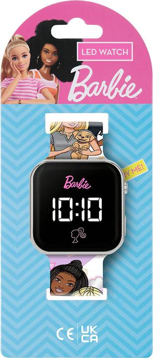 Actual product image Disney Accutime Barbie Printed Strap LED Kids Watch (Digital watch)