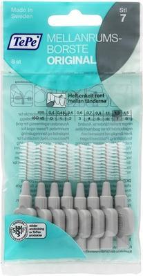 Immagine prodotto TePe Scovolino interdentale grigio (1,3 mm - misura 7) - Confezione da 8 (8 x, 1.30 mm)