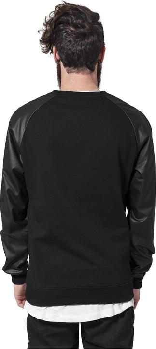Actual product image Urban Classics Raglan Leather Imitation Crew (S)
