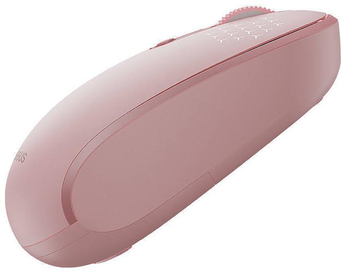 Actual product image Baseus Wireless Mouse F01B Tri-Mode 2.4 G BT5.0 1600 DPI (pink) (Wireless)