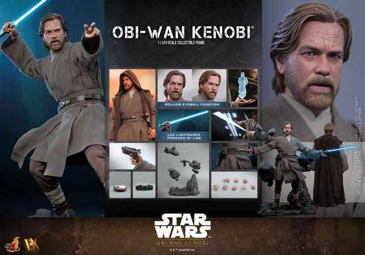 Actual product image Hot Toys Star Wars: Obi-Wan Kenobi 1/6 Obi-Wan Kenobi