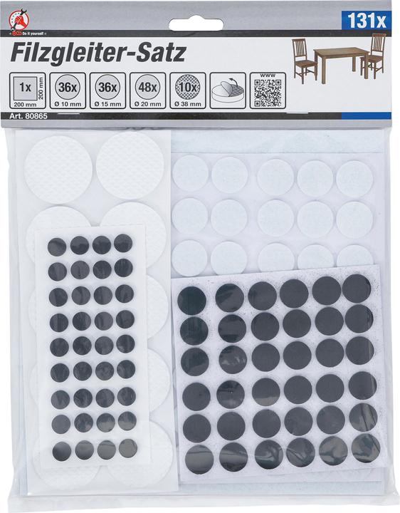 Produktbild BGS Filzgleiter (Filzgleiter, 131 Stück)