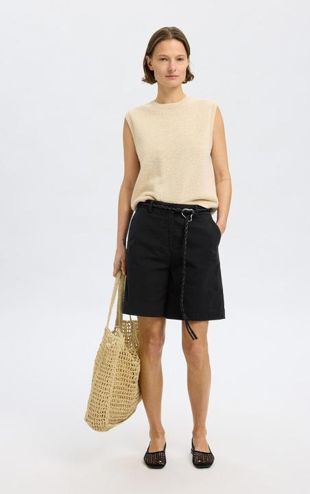 Actual product image Selected Femme Wide Fit Højtaljede shorts (36)