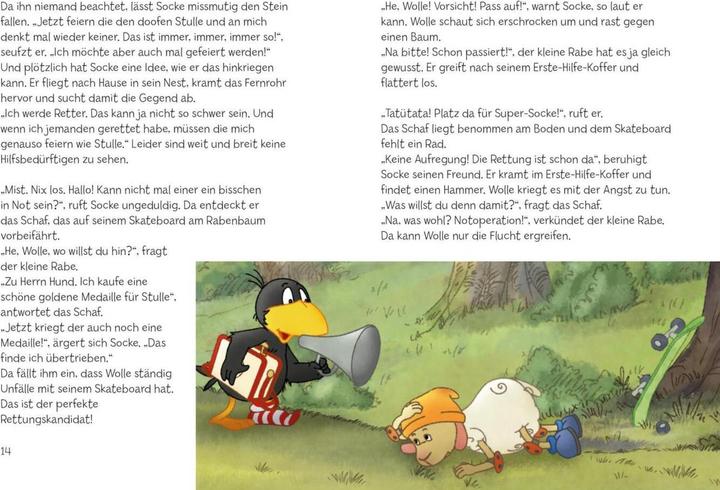 Immagine prodotto Der kleine Rabe Socke: Rette sich, wer kann! (Tedesco, Nele Moost, 2023)