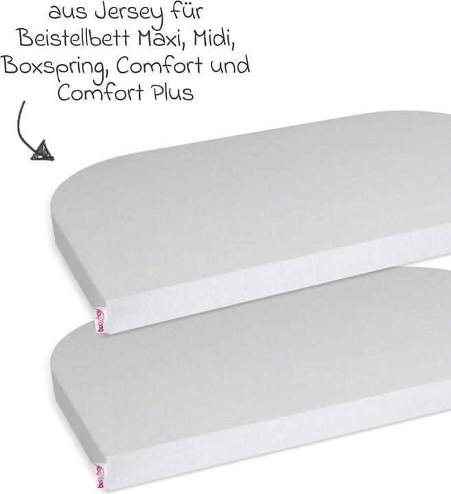 Immagine prodotto Babybay Lenzuolo a pieghe Lenzuolo a pieghe 2-pack deluxe in jersey per