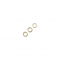 Image du produit Rayher Anneau fendu, 7mm ø, or, 10 pièces