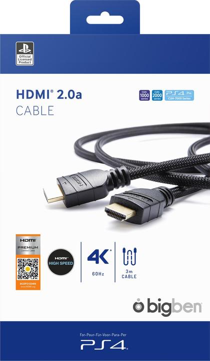 Produktbild Bigben HDMI 2.0a Kabel (0.35 m)