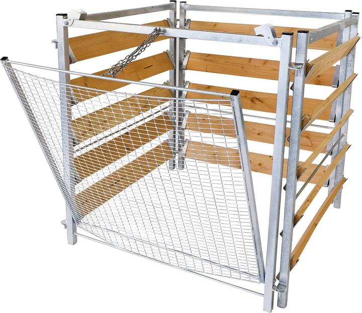 Image du produit Bellissa Composteur bois/métal avec tamis (1000 l)