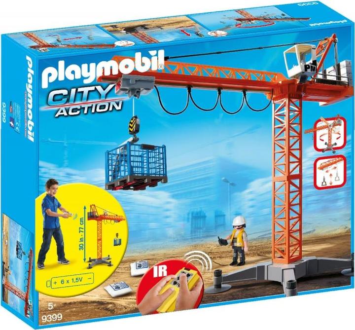 Image du produit Playmobil Grue de chantier avec accessoires (9399)