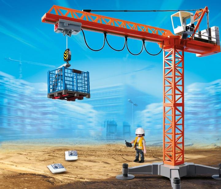 Image du produit Playmobil Grue de chantier avec accessoires (9399)