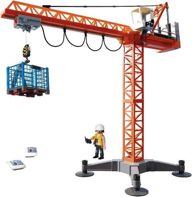 Image du produit Playmobil Grue de chantier avec accessoires (9399)