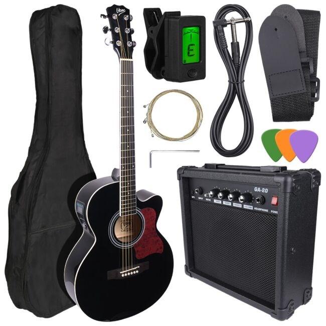 Produktbild No Name V-TONE EAG SET BK Elektroakustische Gitarre. + Verstärker (E-Gitarre)