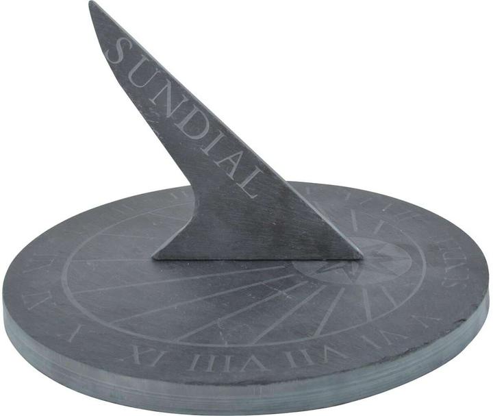 Image du produit Esschert Design Cadran solaire rond Ardoise (3,5 x 27,5 x 27,5 cm)