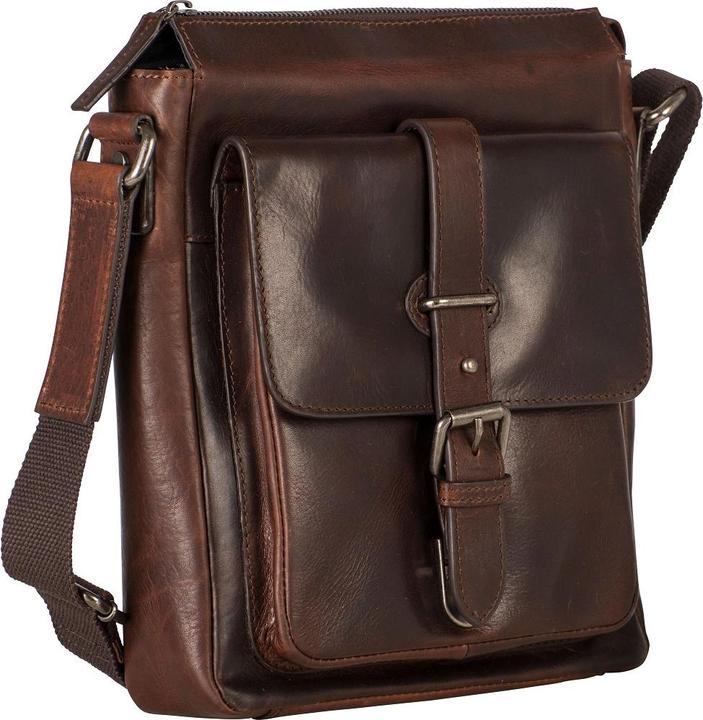 Image du produit Leonhard Heyden Roma - Sac à bandoulière zippé marron