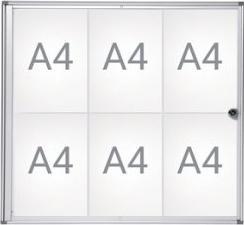 Actual product image Maul Showcase, outer depth 27 mm (Whiteboard, 65.5 x 49 cm)
