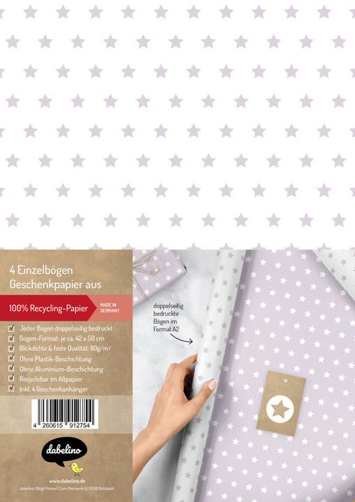 Actual product image Dabelino Wrapping paper set for stars (pastel (Wrapping paper, 4 x)