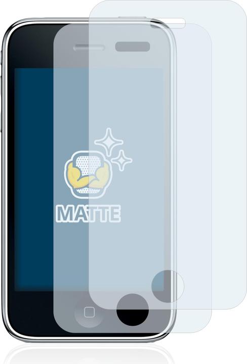 Produktbild BROTECT Entspiegelungs-Schutzfolie Displayschutz Matt (2 Stück, Apple iPhone 3GS)
