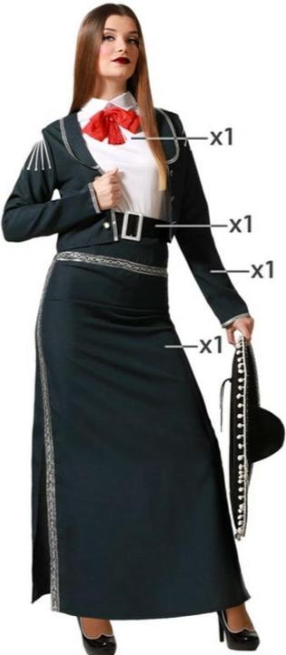 Carnival Toys Ladies mariachi costume (XXL)