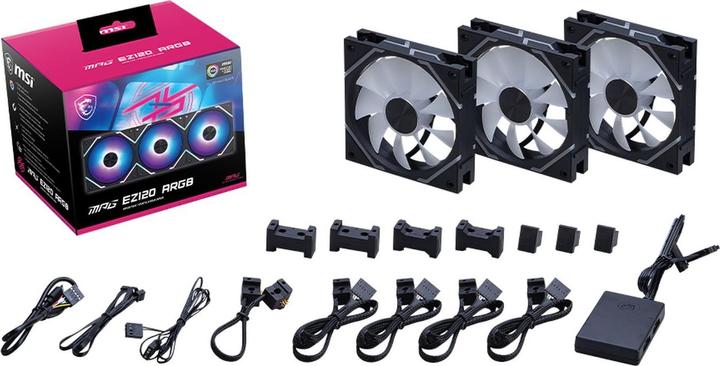 Image du produit MSI MPG EZ120 ARGB-3B (120 mm, 1 x)
