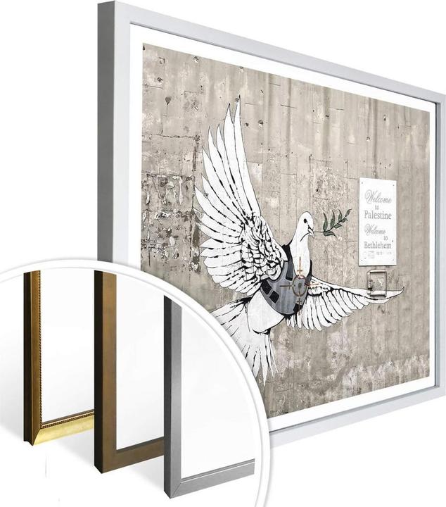 Produktbild Trenddeko Die Friedenstaube (80 x 60 cm)