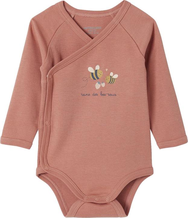 Produktbild Vertbaudet Bio-Kollektion: 5er-Pack Baby Wickelbodys mit langen Ärmeln (68)