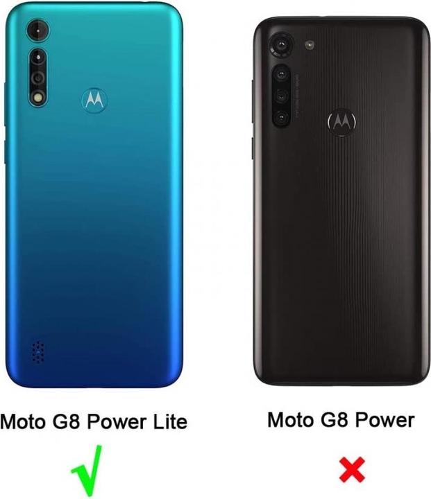 Actual product image Screenguard Motorola Moto G8 Power Lite Cover Carbon Brushed Soft TPU (Motorola Moto G8 Power Lite)