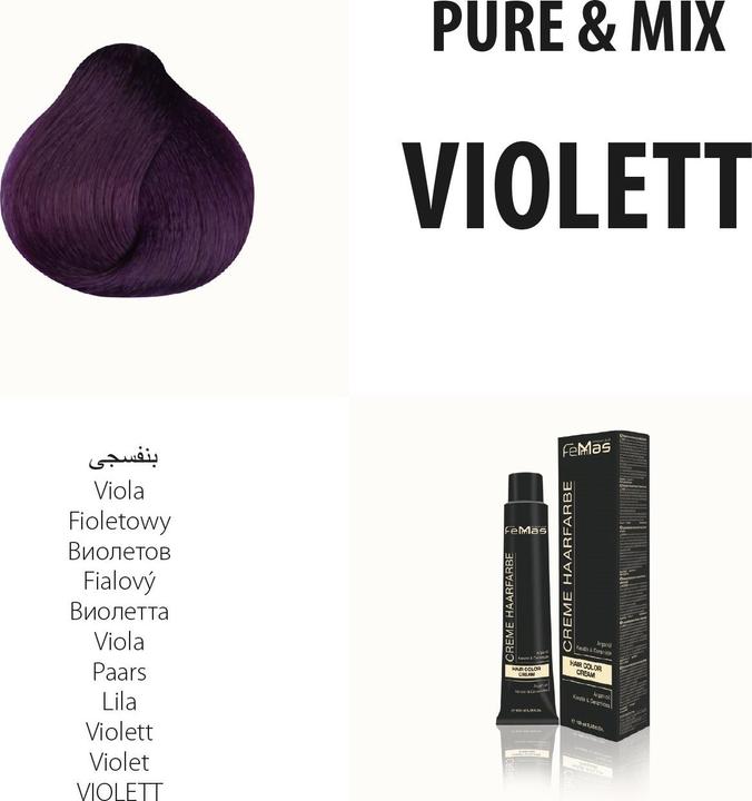 Produktbild FemMas 5.01) Haarfarbe Kühles Hellbraun 100ml (Violett)