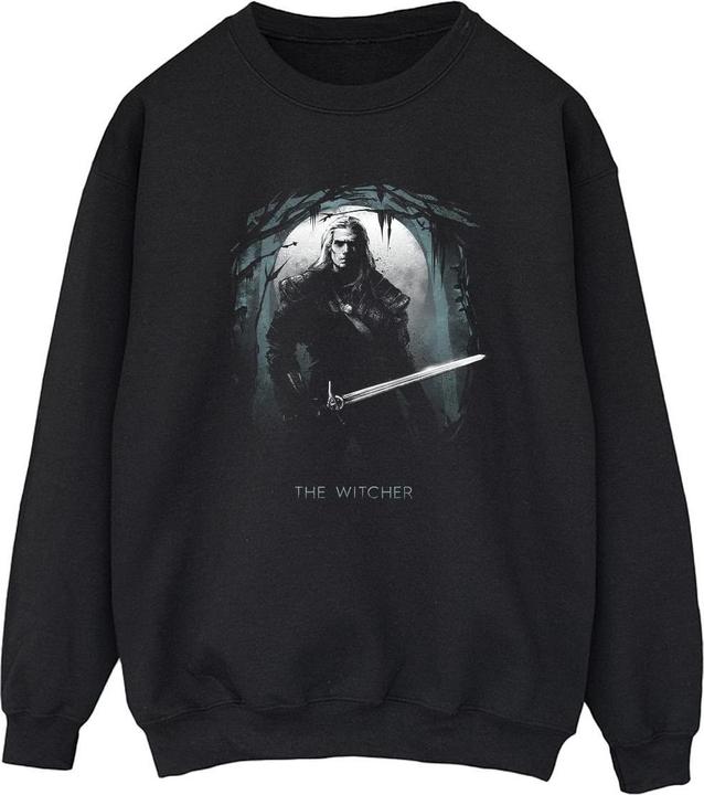 Actual product image Netflix Mens The Witcher Geralt Of The Night Sweatshirt (L)