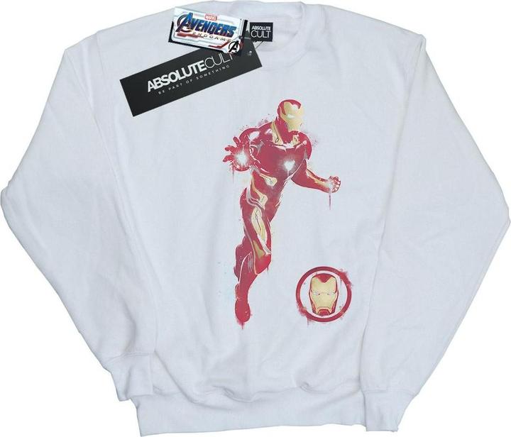 Jungen Avengers Endgame Painted Iron Man Sweatshirt