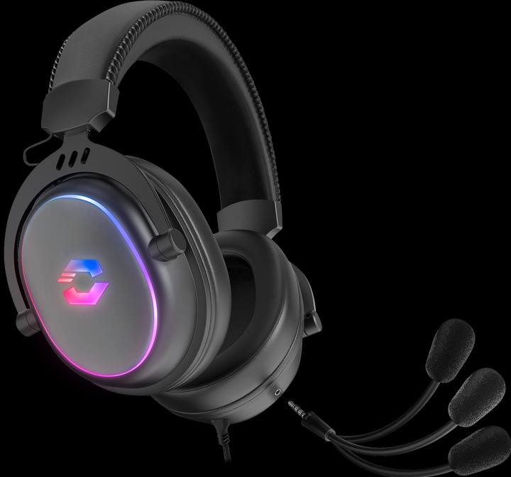 Actual product image Speedlink CONUX RGB Stereo Gaming Headset - for PC/PS5/PS4/Xbox Series X/S/Switch/OLED/Lite, black (Cable)