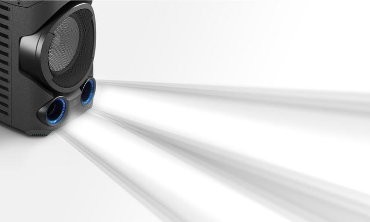 Actual product image Sony MHC-V73D (Electrical connection)