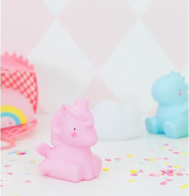 Produktbild A Little Lovely Company Bade Spielzeug BTUNPI05 Einhorn 55x90x65 mm